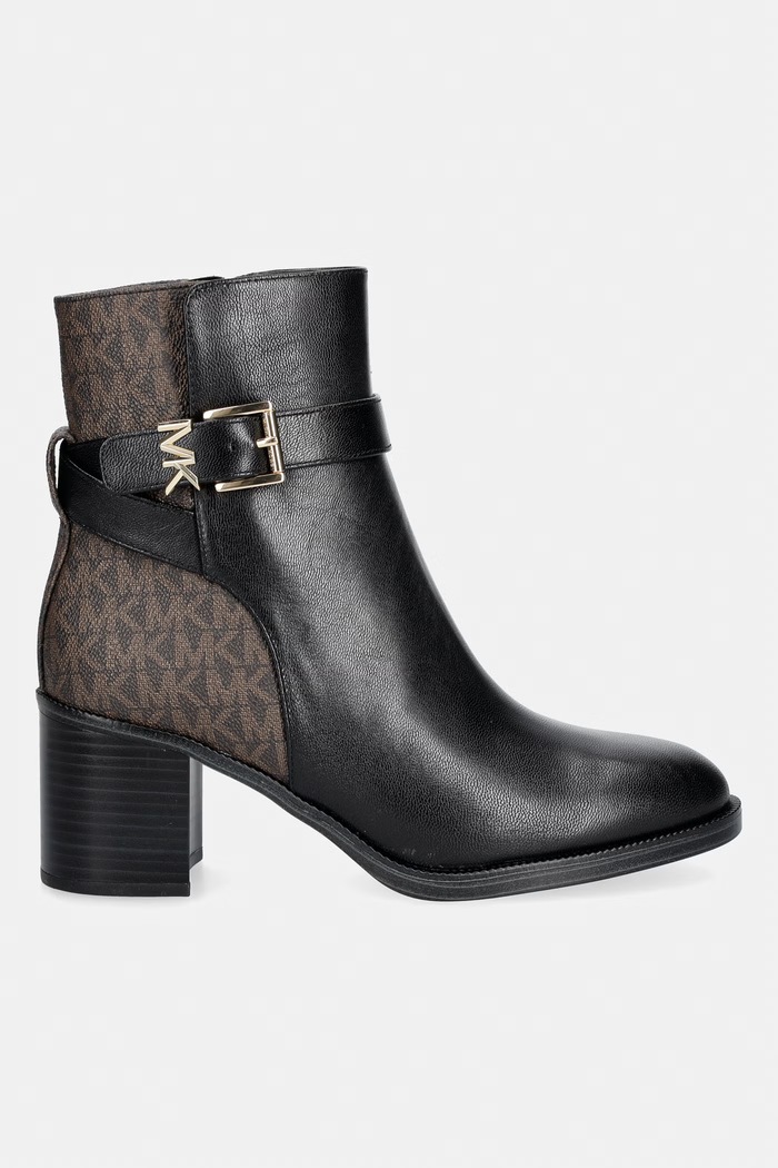 MICHAEL Michael Kors gležnarski čevlji z nizko peto ženski Rachel Heeled Bootie 40T6RCME6L.007 črna AW26