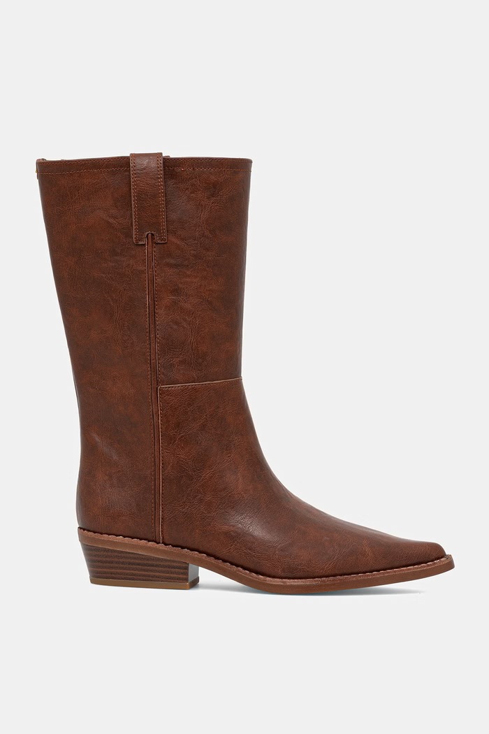 MICHAEL Michael Kors kaubojske čizme za žene Farren Flat Boot 40T6FRMB6L.253 smeđa AW26