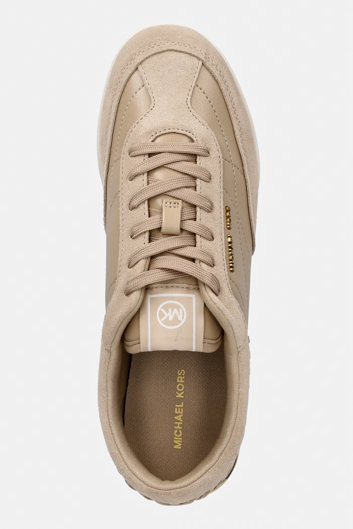 MICHAEL Michael Kors Nolan Lace Up tenisice za žene bež 43T6NOFS2S.156