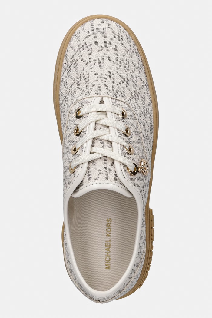 MICHAEL Michael Kors Lindsey Lace Up sneakers Γυναικεία μπεζ 43T6LDFS1B.150