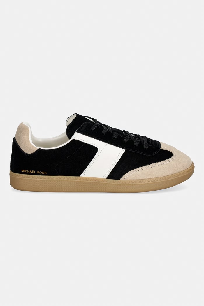 MICHAEL Michael Kors Jovie Lace Up sneakers γυναικεία σουέτ 43T6JVFS1S.987 μαύρο AW26