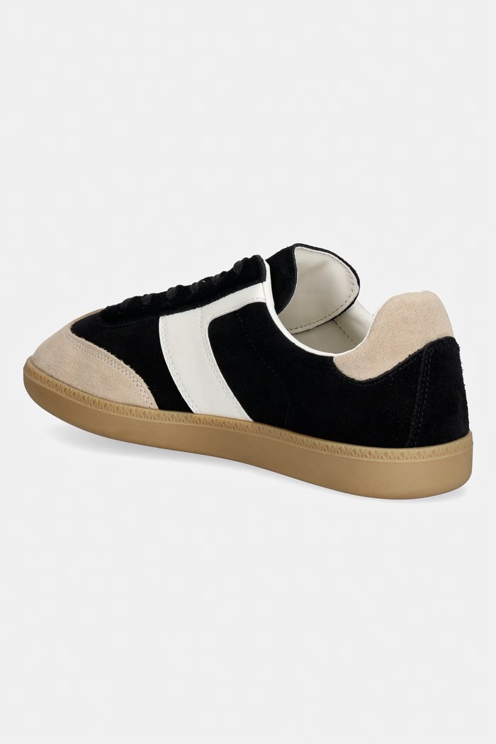 Παπούτσια MICHAEL Michael Kors Jovie Lace Up sneakers γυναικεία σουέτ 43T6JVFS1S.987 μαύρο