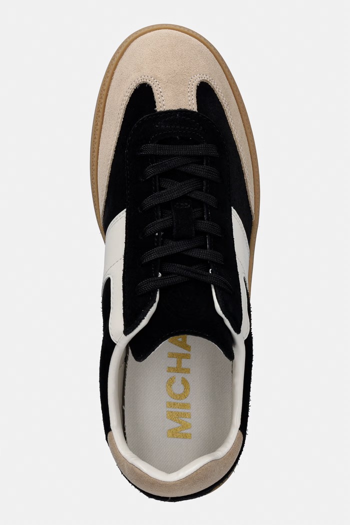 MICHAEL Michael Kors Jovie Lace Up sneakers γυναικεία σουέτ μαύρο 43T6JVFS1S.987