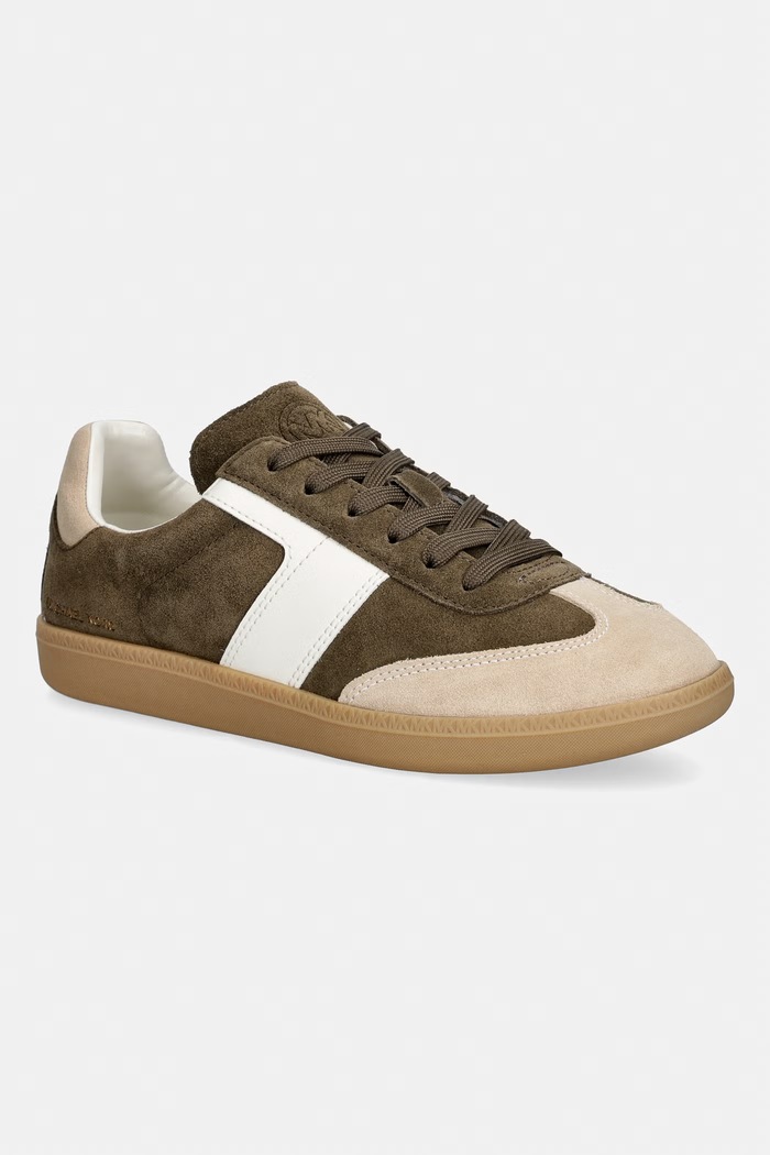 MICHAEL Michael Kors Jovie Lace Up sneakers γυναικεία σουέτ πράσινο 43T6JVFS1S.291