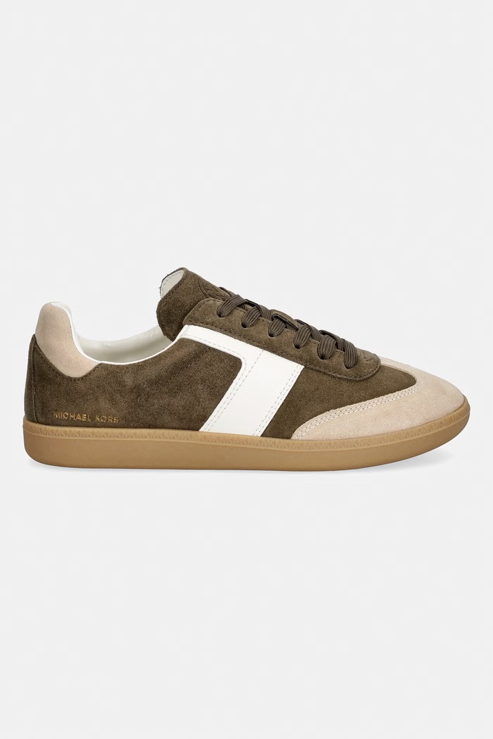 MICHAEL Michael Kors Jovie Lace Up sneakers γυναικεία σουέτ 43T6JVFS1S.291 πράσινο AW26