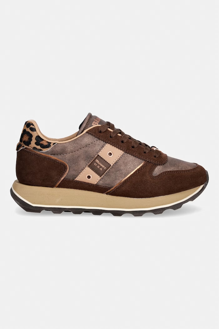 Blauer MILLS sneakersy damskie F6MILLS01.NUL brązowy AW26