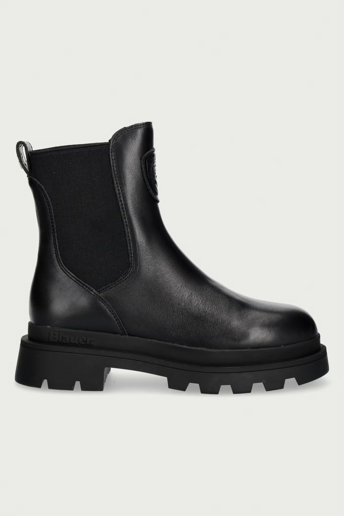 Blauer Čizme za žene od kože KIMMEL F6KIMMEL12.GEN crna AW26
