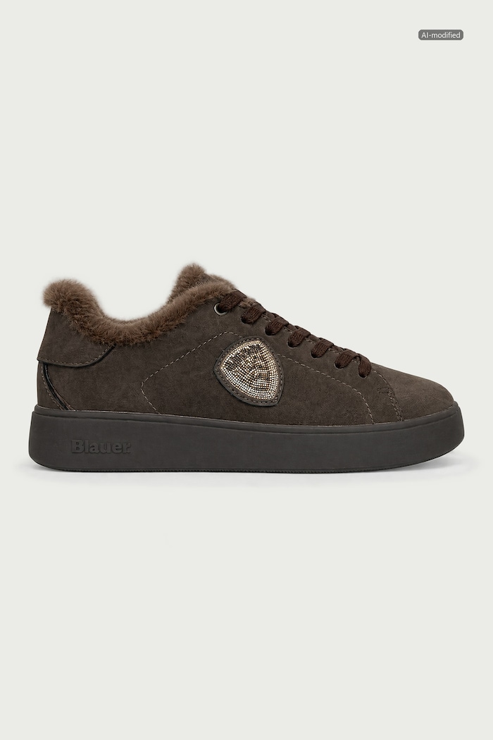 Blauer VICTORY sneakersy damskie F6VICTORY01.NUB brązowy AW26