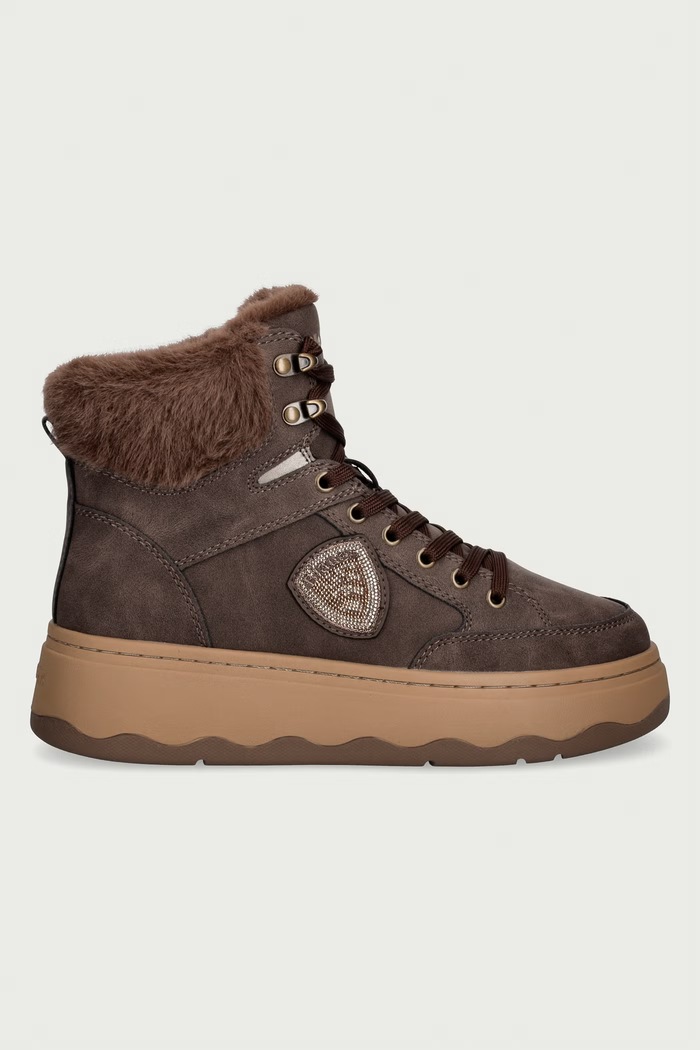 Blauer Gležnjače s platformom za žene MARIBEL F6MARIBEL02.NUB smeđa AW26