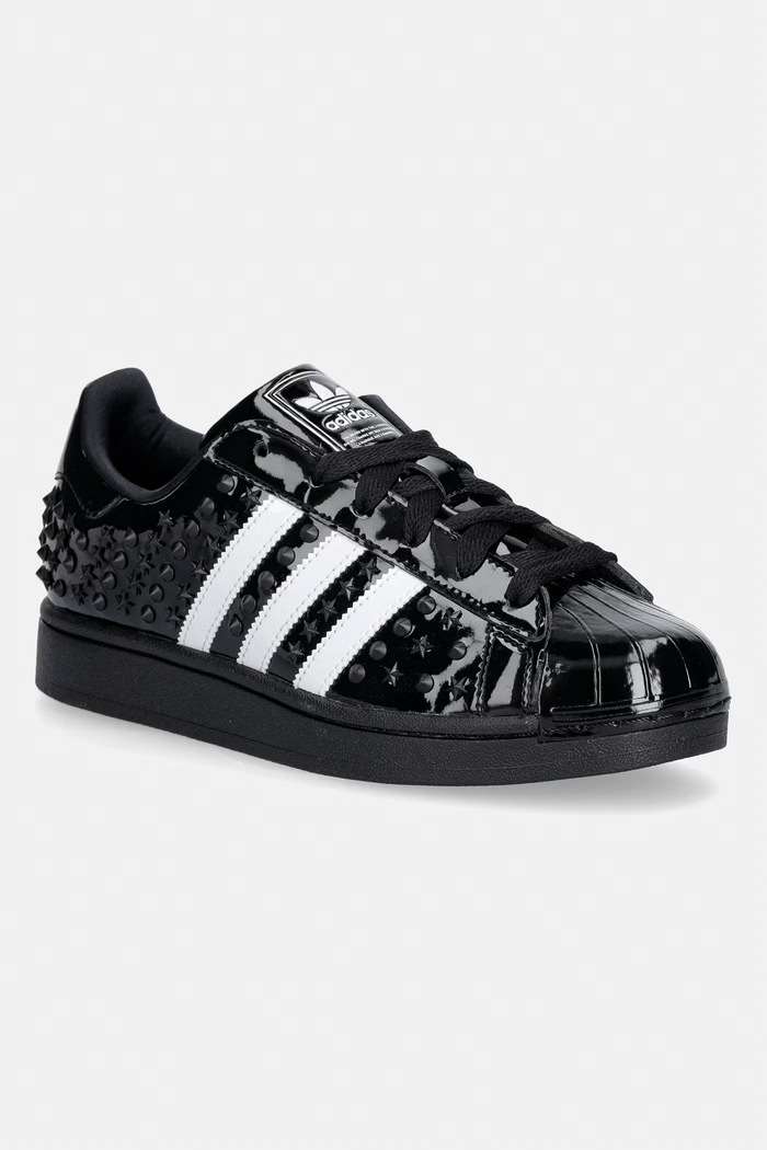 adidas Originals Superstar II sneakersy damskie skórzane czarny KK4673
