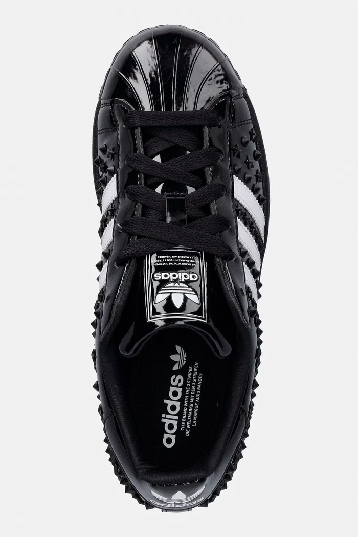adidas Originals Superstar II sneakersy damskie skórzane czarny KK4673