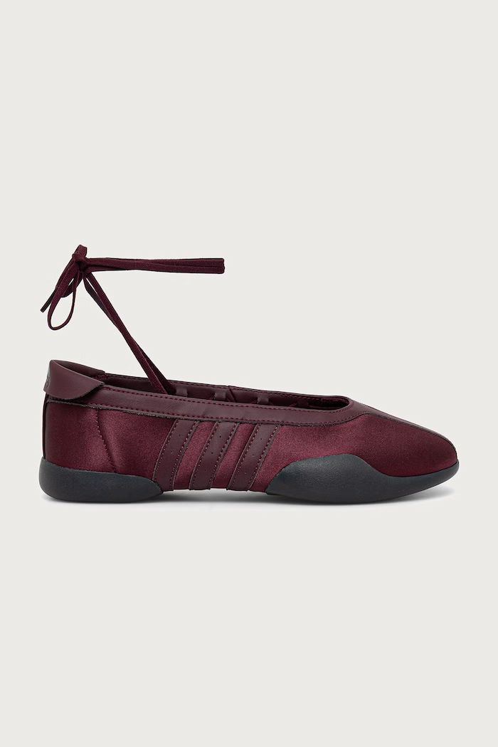 adidas Originals Taekwondo Mei Ballet baleriny KJ8371 bordowy AW26