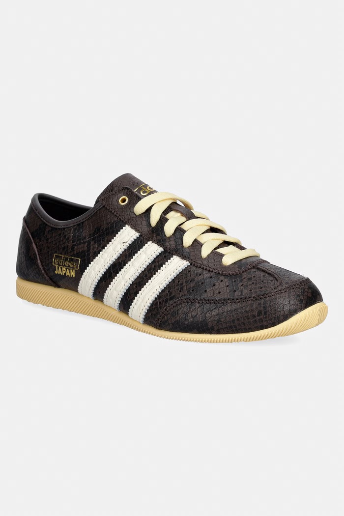 adidas Originals Japan Decon sneakersy damskie skórzane brązowy KJ5011