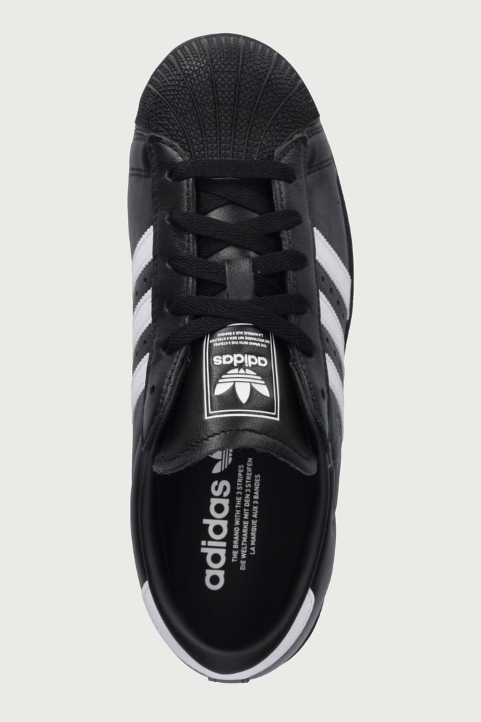 Superstar Lo Pro sneakersy damskie skórzane adidas Originals KI6824 czarny