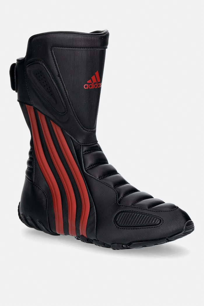 adidas Originals Ghost Moto Mid buty motocyklowe damskie skórzane czarny KI6799