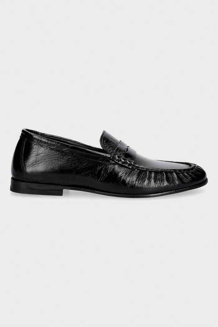 Posa mokasíny dámské kožené Penny Loafer PW41.600 černá AW26