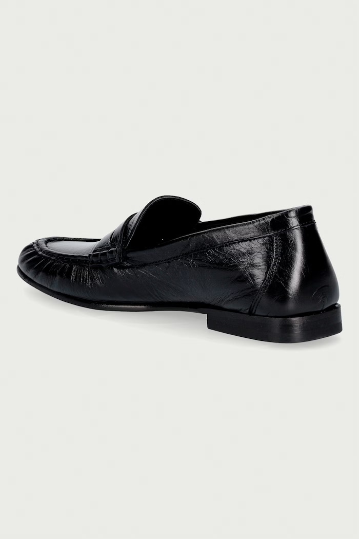 Обувь Posa Мокасины для женщин кожаные Penny Loafer PW41.600 чёрный