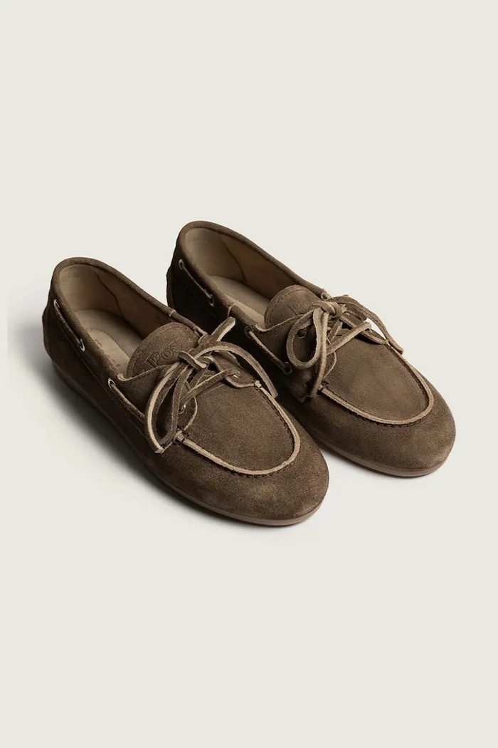 Posa лофери жіночі замшеві Boat Loafer PW27.201 коричневий AW26