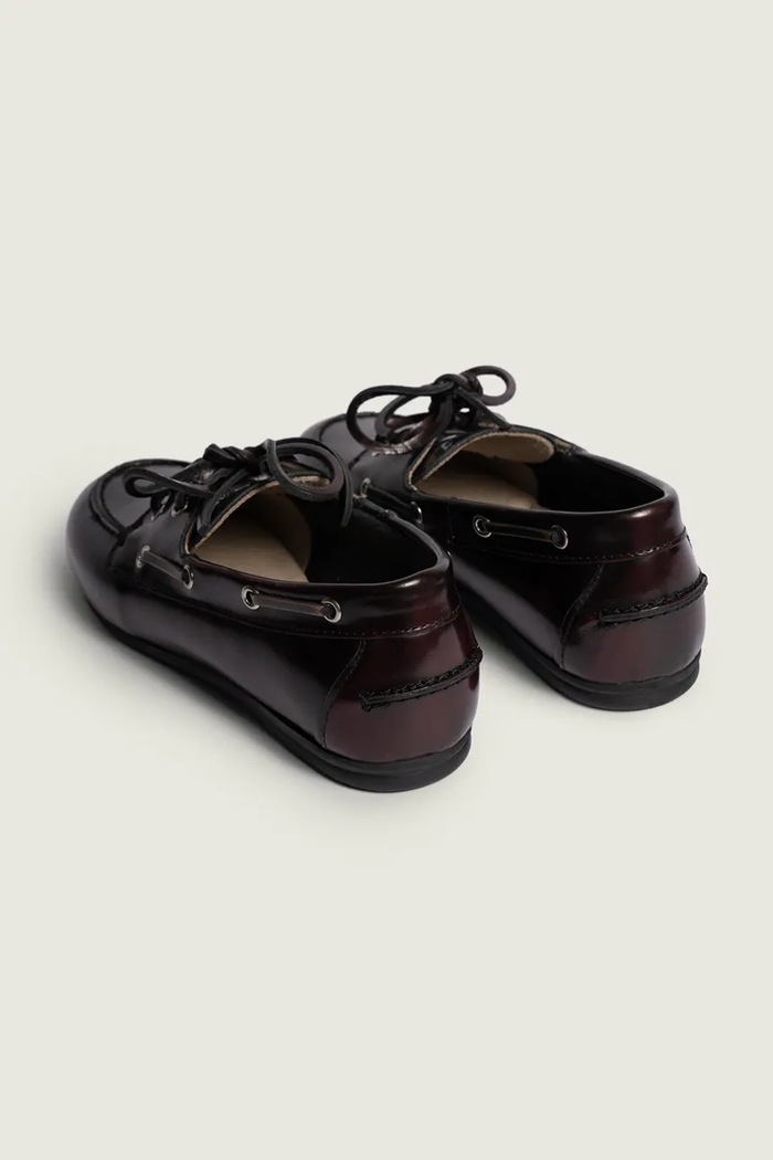 Взуття Posa лофери жіночі шкіряні Boat Loafer PW26.501 бордо