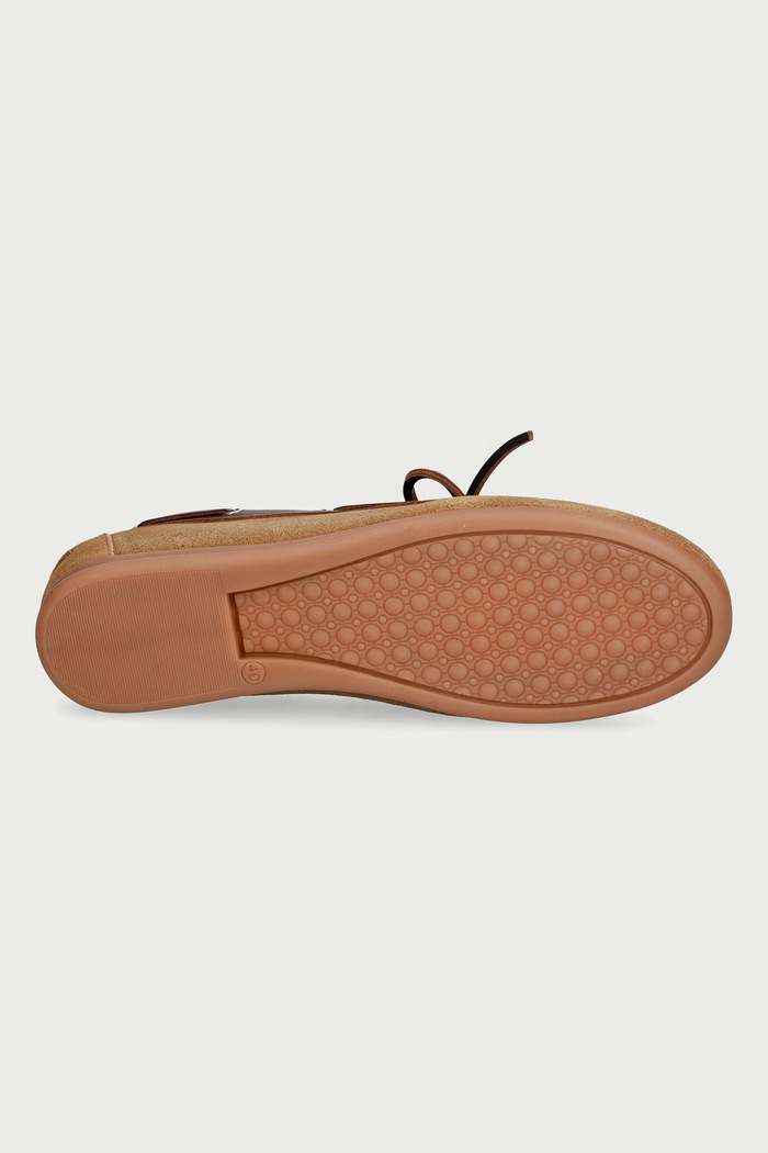 Posa Mokasíny dámské semišové Boat Loafer PW257.2023 hnědá