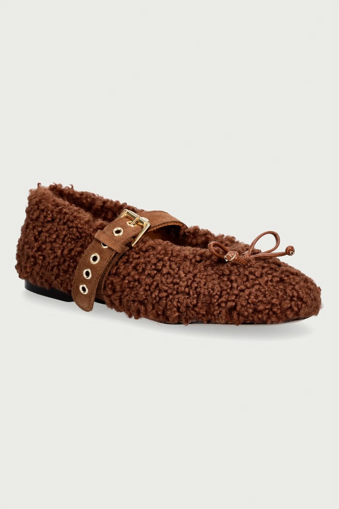 Posa Baleríny Ballerina Teddy hnedá PW116.200