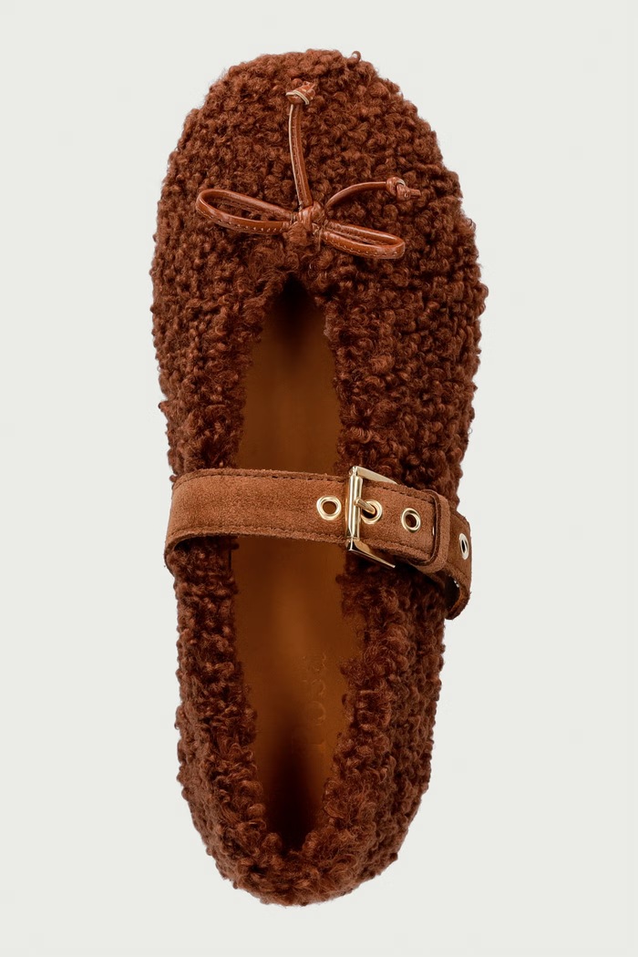 Baleríny Ballerina Teddy Posa PW116.200 hnedá