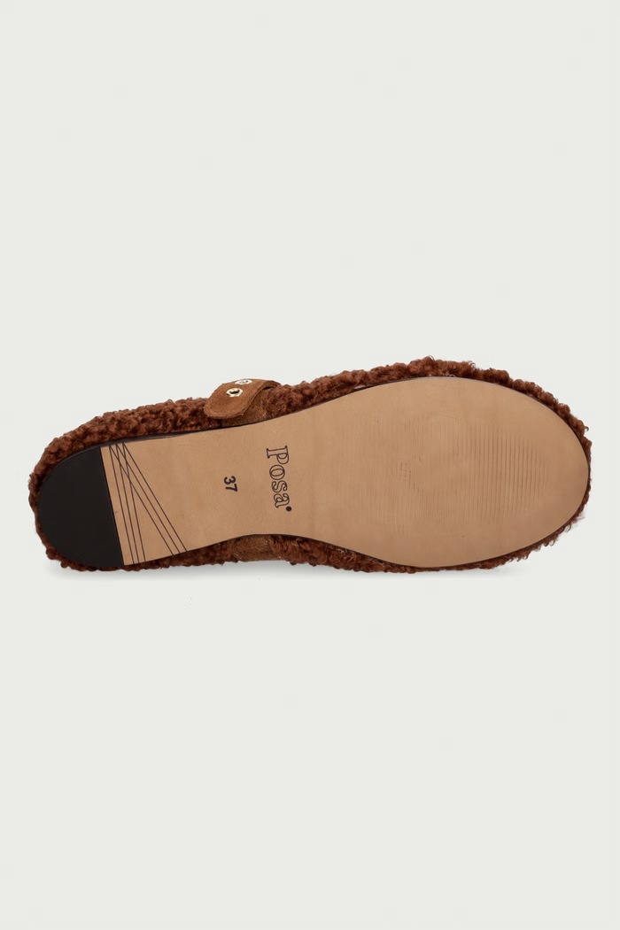 Baleríny Ballerina Teddy Posa hnedá PW116.200
