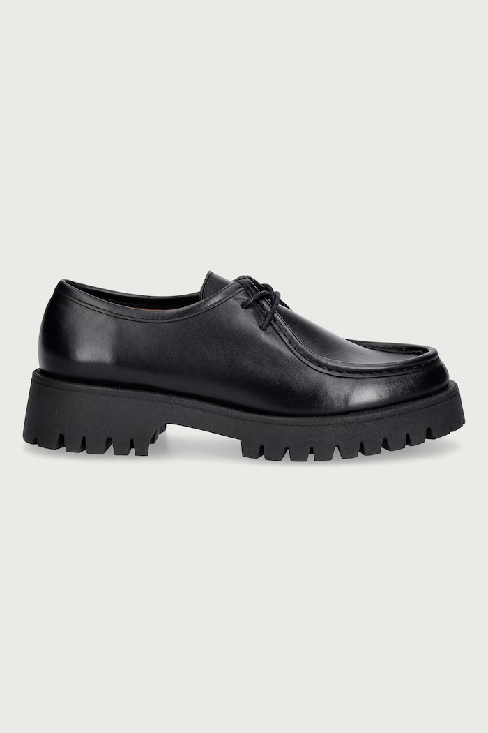 Bianco Mocasini pentru femei din piele BIALEO 11252962 negru AW26