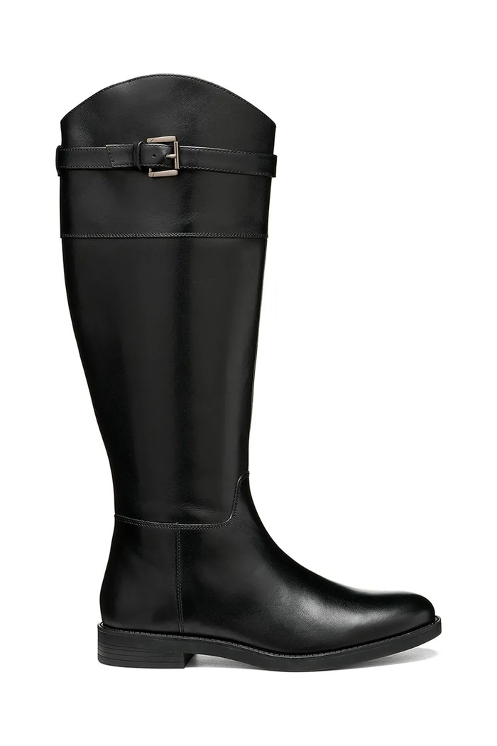 Geox Sztyblety damskie skórzane D ESMEENA czarny D6811E00043C9999