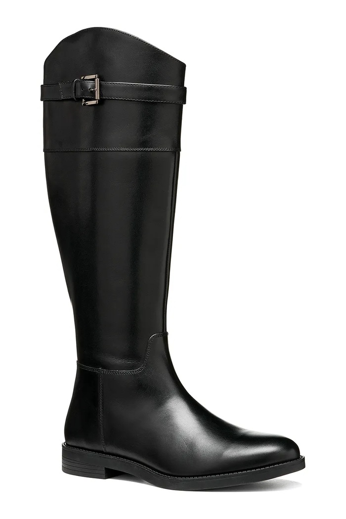 Geox Sztyblety damskie skórzane D ESMEENA D6811E00043C9999 czarny AW26