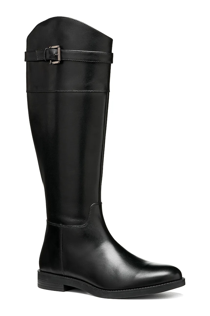 Geox Sztyblety damskie skórzane D ESMEENA D6811E00043C9999 czarny AW26