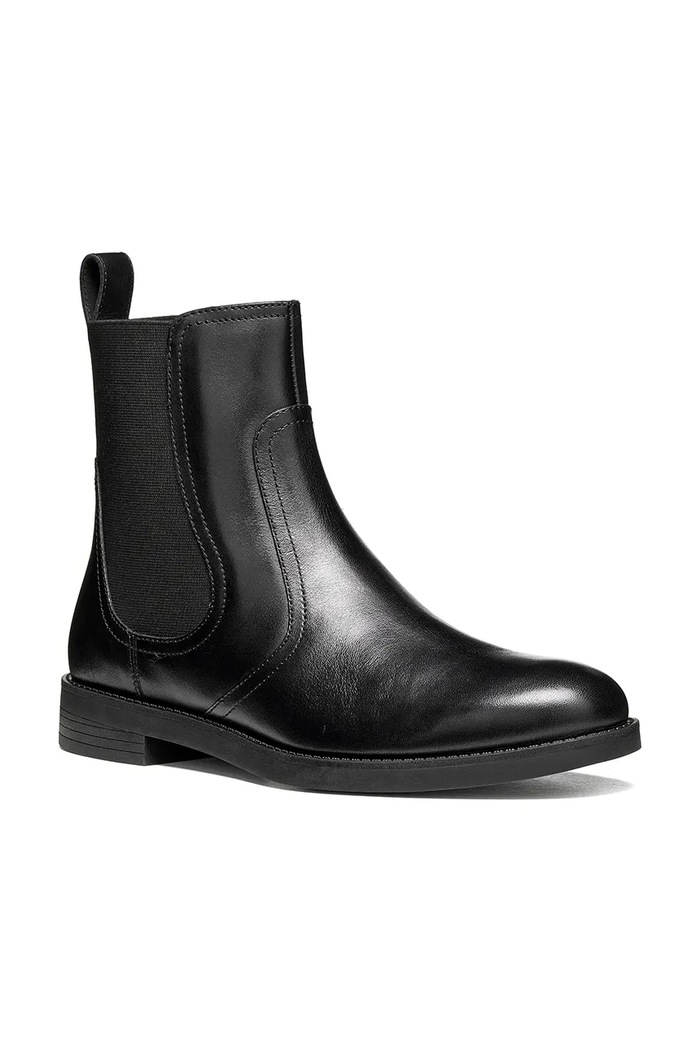 Geox Chelsea čižmy dámske kožené D ESMEENA D6811D00043C9999 čierna AW26