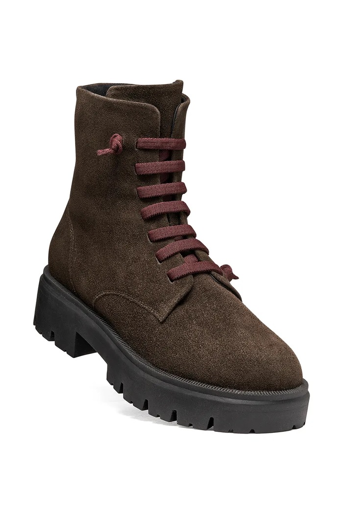 Geox Čizme za žene od brušene kože D KLARGENA D6810A00022C6005 smeđa AW26