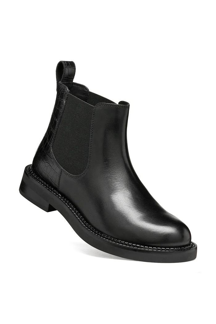 Geox Dámske kožené D SERILDA D66WYA04340C9999 čierna AW26