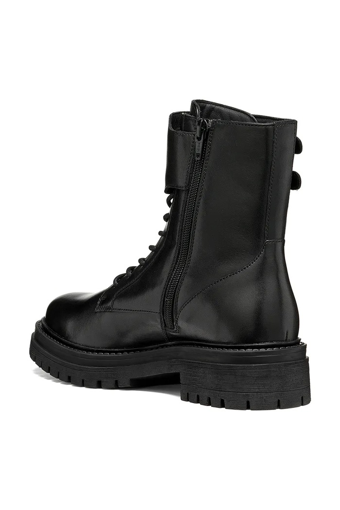 Boty Geox Farmářky dámské kožené D IRIDEA D66HRE00043C9999 černá