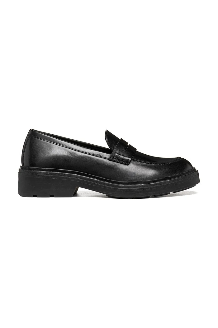Geox Mocasini pentru femei din piele D SWELEN negru D665GK00043C9999
