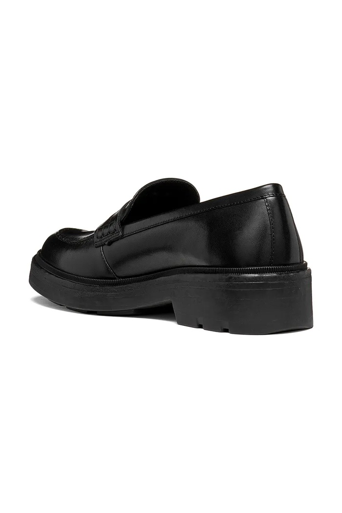 Mocasini pentru femei din piele D SWELEN Geox D665GK00043C9999 negru