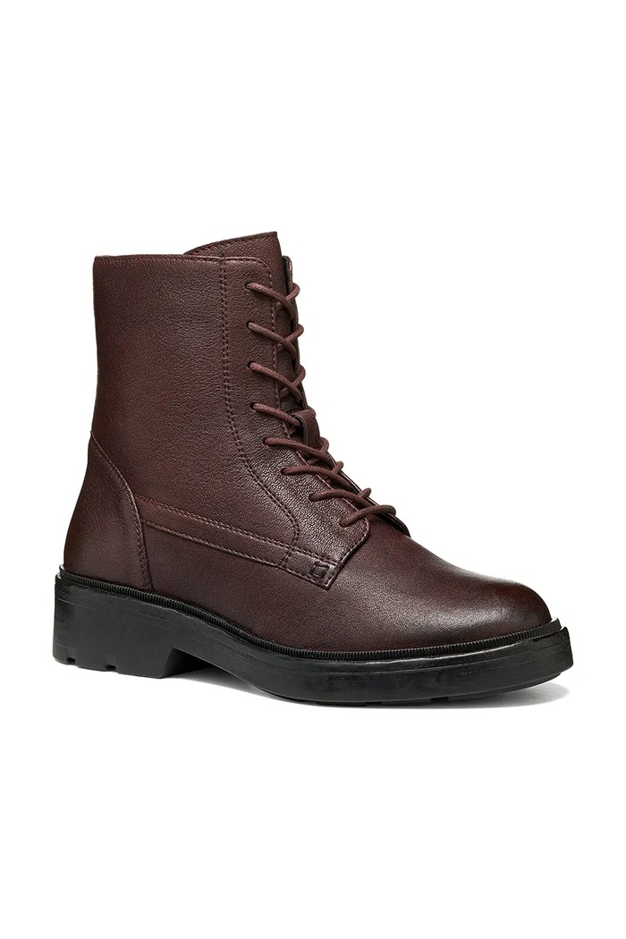 Geox Workery damskie skórzane D SWELEN bordowy D665GH00081C7357