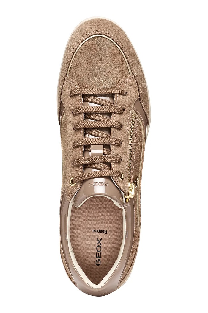 D MARYEMY sneakers Γυναικεία Geox καφέ D653BC022QMCD62L