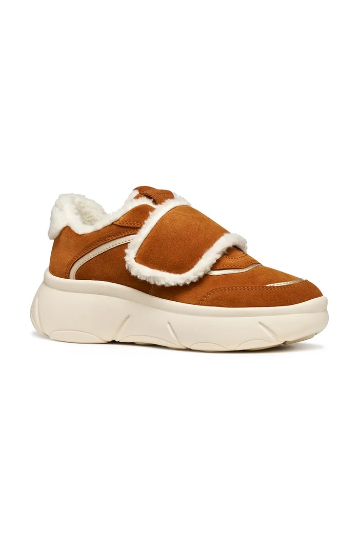 Geox D NEBULA 2.0 X sneakers γυναικεία σουέτ D56NHD022NFC6001 καφέ AW26
