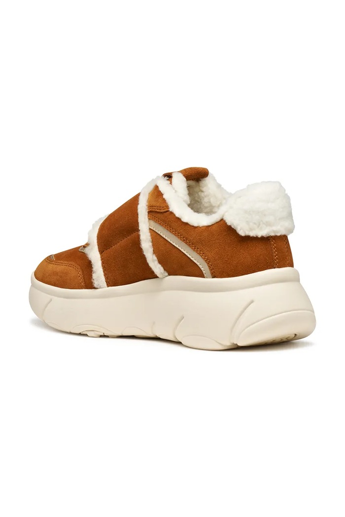 D NEBULA 2.0 X sneakers γυναικεία σουέτ Geox D56NHD022NFC6001 καφέ