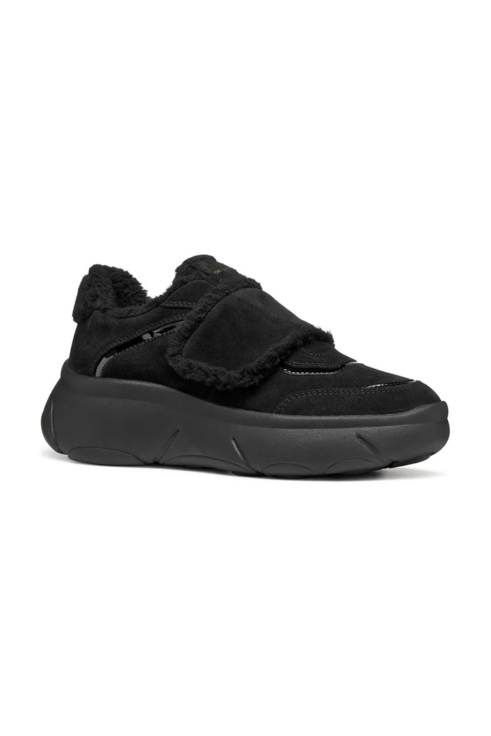 Geox D NEBULA 2.0 X sneakersy damskie zamszowe D56NHD022HHC9999 czarny AW26