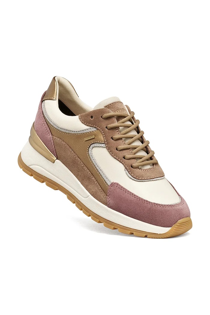 Geox D DESYA B ABX sneakers pentru femei din piele întoarsă D563LB08522C1SD6 maro AW26
