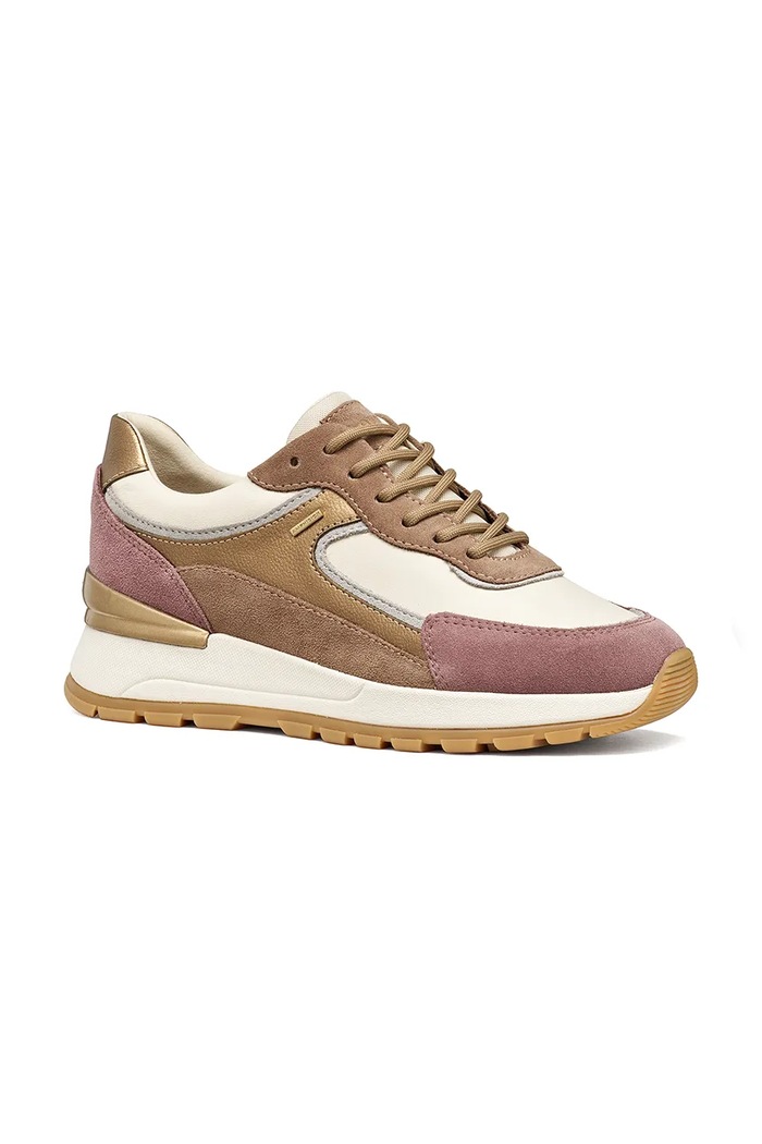 Încălțăminte Geox D DESYA B ABX sneakers pentru femei din piele întoarsă D563LB08522C1SD6 maro