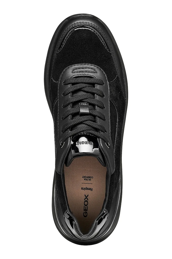 Geox D SPHERICA EC13 sneakers boty dámské kožené D65WAB02285C9999 černá