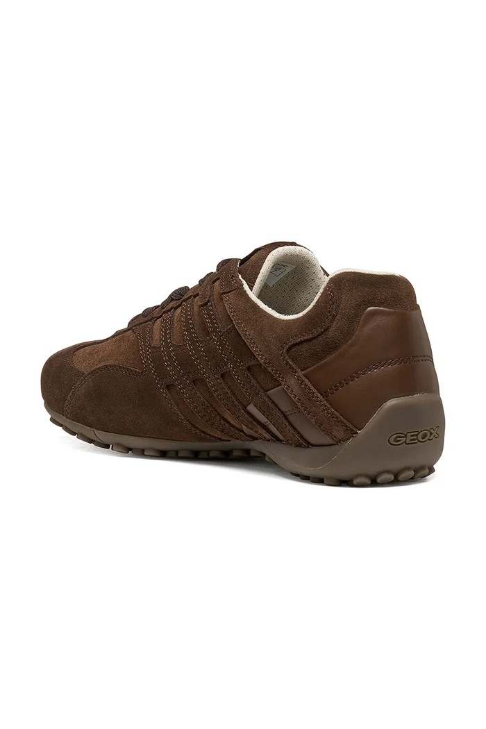 Παπούτσια Geox D SNAKE sneakers γυναικεία σουέτ D680UA022BCC6006 καφέ