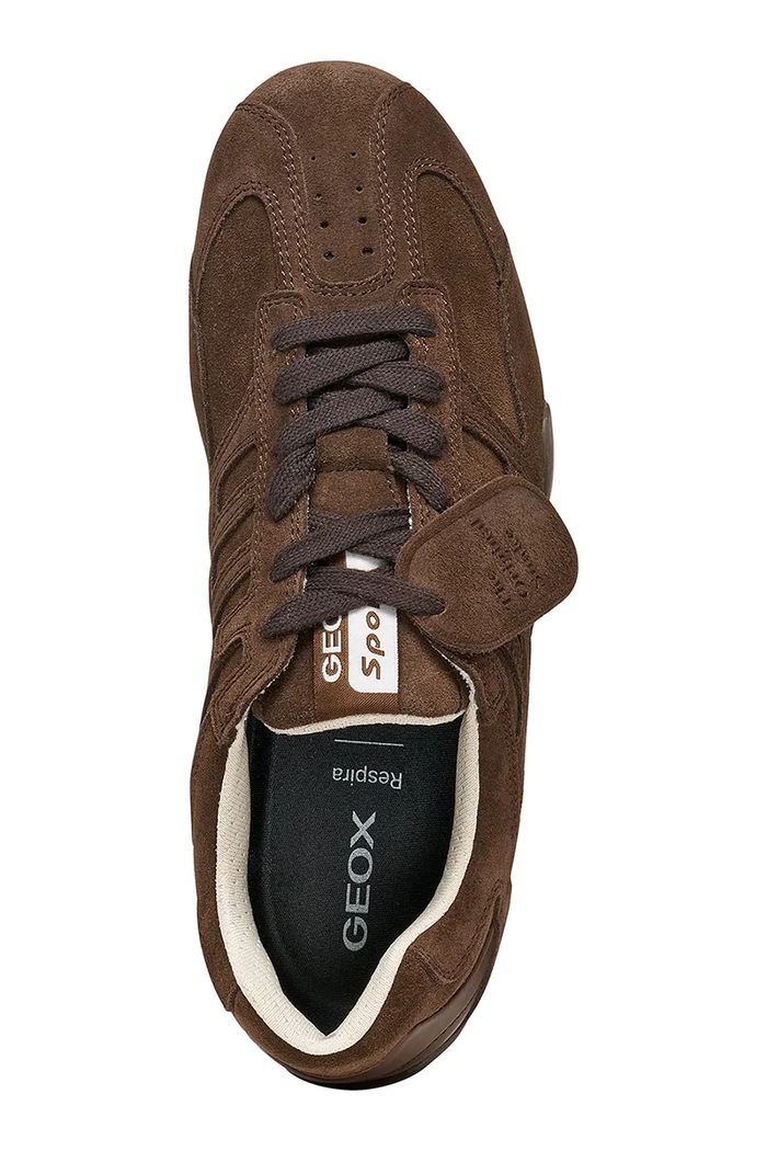 Geox D SNAKE sneakers γυναικεία σουέτ καφέ D680UA022BCC6006