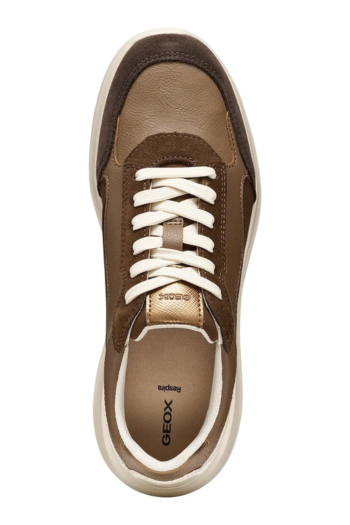 Geox D PLUMMERY sneakers boty dámské D65YNA05422C6049 hnědá