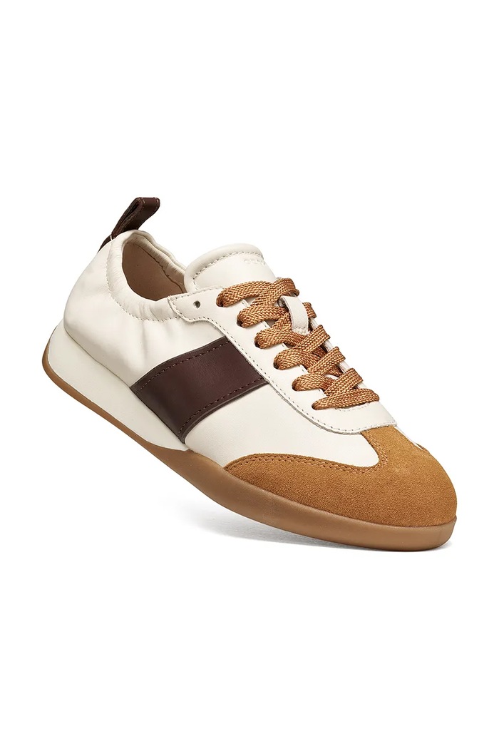 Geox D MARYEMY sneakers γυναικεία δερμάτινα D653BB08543C1LJ6 λευκό AW26