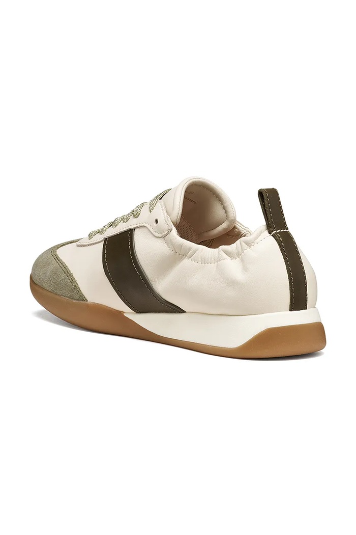 Geox D MARYEMY sneakers γυναικεία δερμάτινα λευκό D653BB08543C1LA3